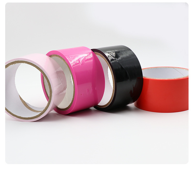 Electrostatic Bondage Tape for Couples, Red, 10 m x 5 cm, Glue-Free PP Restraint Tape — detail image 27