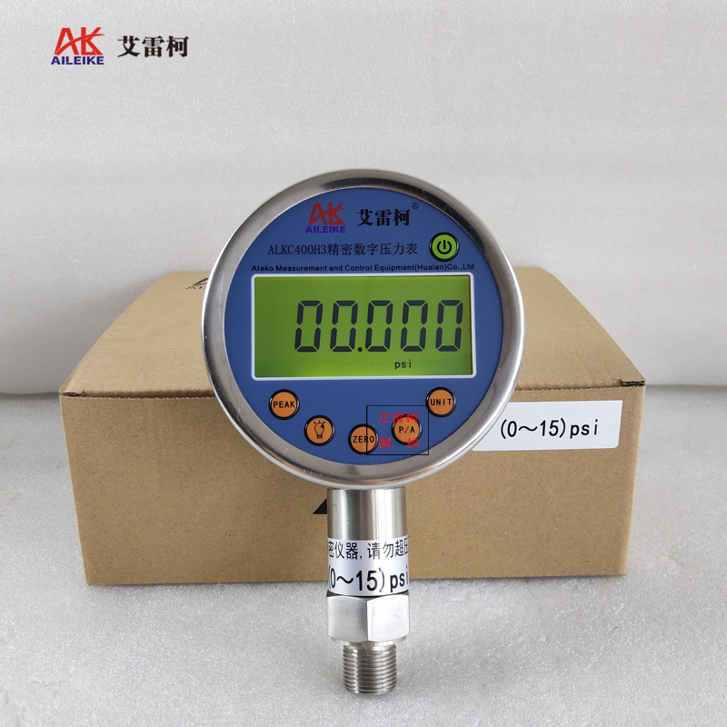 数字压力表 ALKC400H3 数字标准表数显压力 0.25级 0~15psi