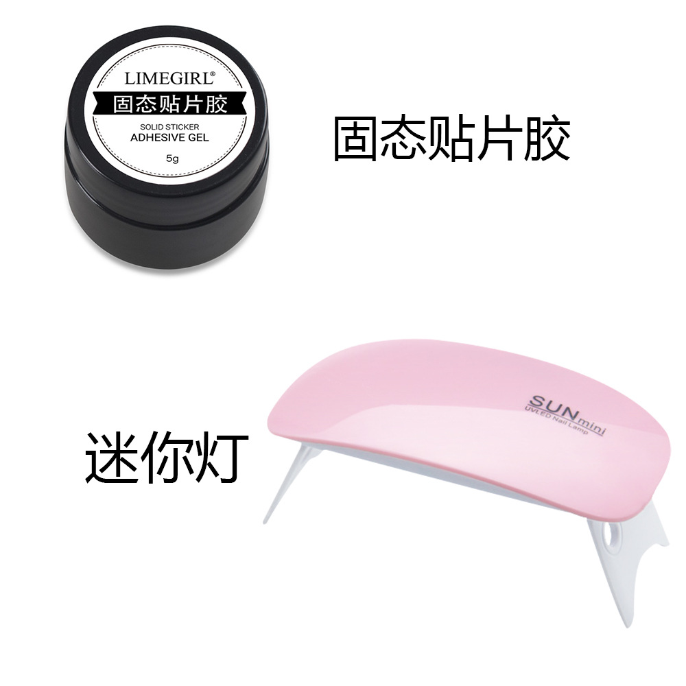 Conjunto de herramientas de manicuras transfronterizas, lámpara de fototerapia inteligente especial, lote de joyas de cristal de manicuras