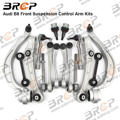 Suitable for Audi A4L B8 front suspension kit straight arm curved arm swing arm control arm tie rod Balance Bar ball head (Asqı sistemi / Xodovoy hissələr)