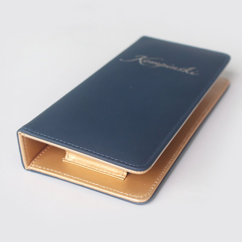 High-end hotel hotel room supplies leather note clip book remote control cover storage box Home Service Guide