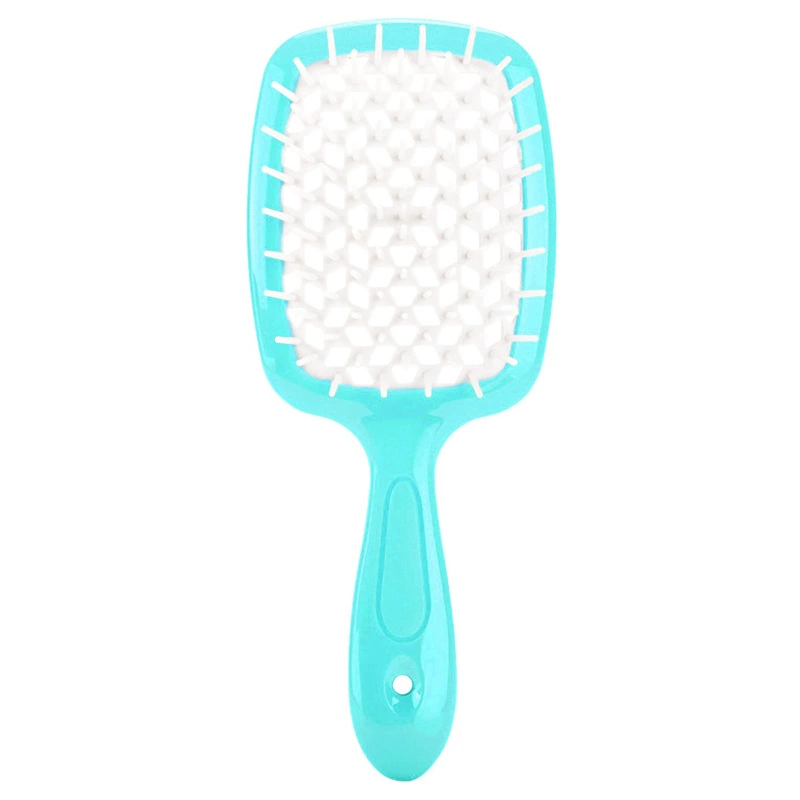 Scalp massaging paddle brush, lightweight detangling, volume‑adding