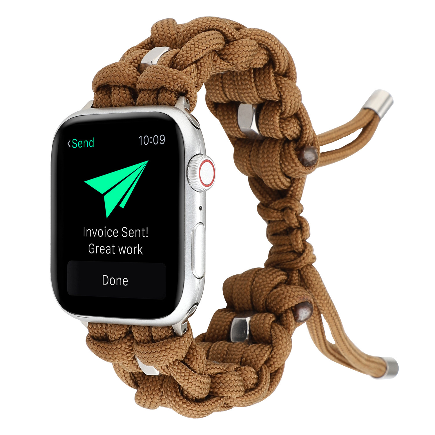 Suitable for Apple 9 representative strap Apple Watch SE nylon wristband outdoor paracord woven nylon strap