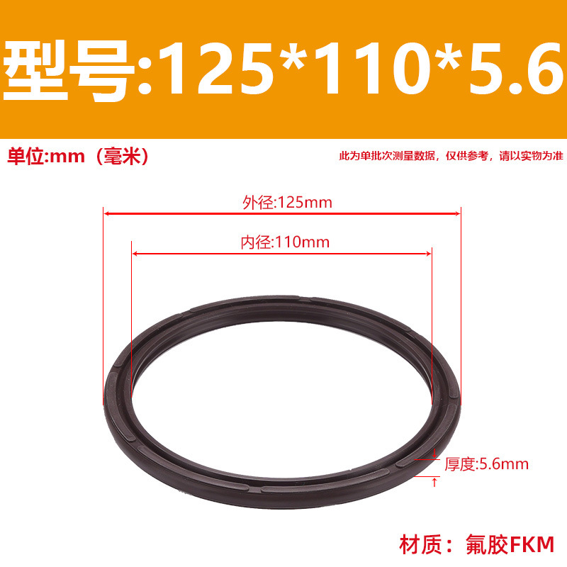 Anillo de sellado de pistón de cilindro COP/APASC con doble junta tórica, amortiguador neumático bidireccional en forma de 8, anillo de sellado de aire tipo C en múltiples especificaciones image 32