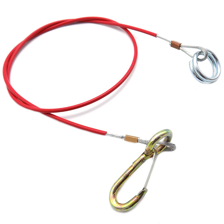 Fábrica de suministro directo de acero inoxidable 304316 cuerda de tracción de alta tensión cuerda de alambre de acero recubierto de goma cuerda de seguro de acero inoxidable