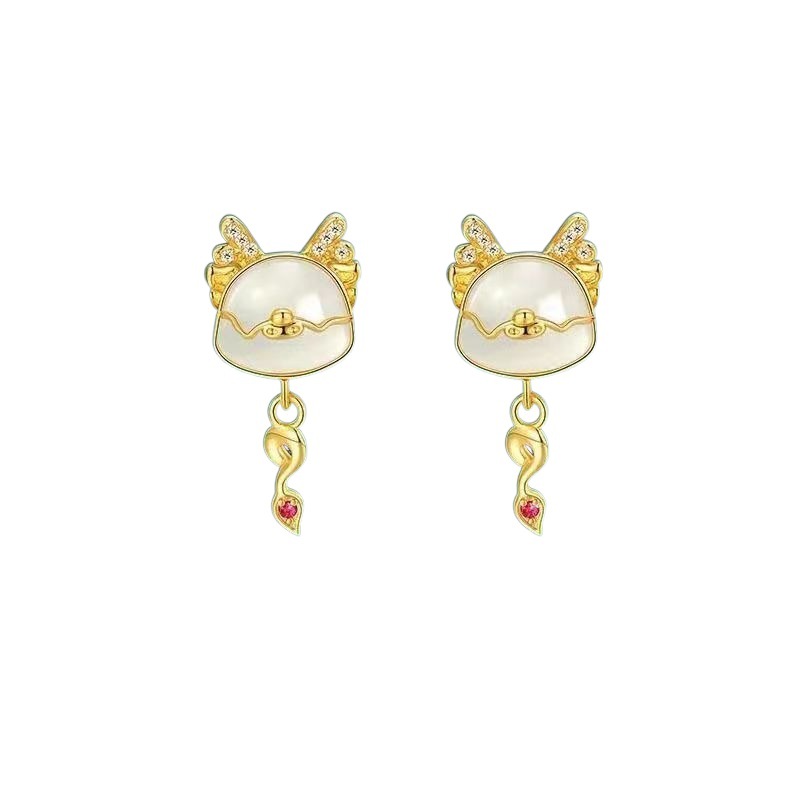 Nuevo año de nacimiento del Dragón año pulsera de joyería de tres piezas conjunto de alta apariencia todo-fósforo luz nicho de lujo diseño ins gratis