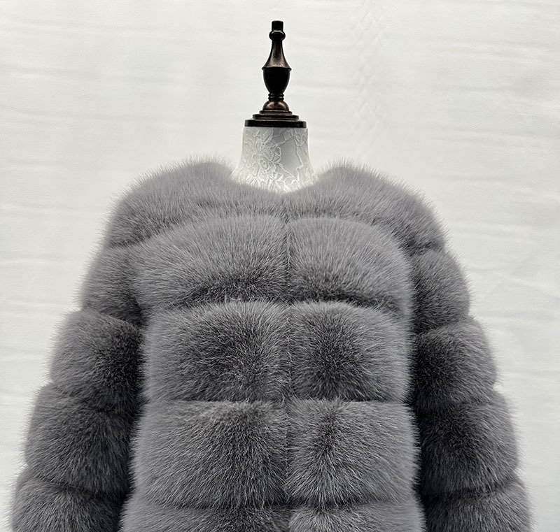 Damenbekleidung Pelz Spleißen Pelzmantel Damen Stil Casual Langarm Winter Warm Pelzmantel_voghion.com