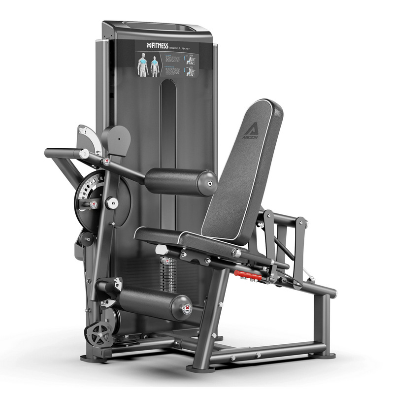 entrenador de flexión y extensión de piernas sentado, dispositivo de entrenamiento integral para músculos de piernas, gimnasio comercial, máquina de flexión y extensión de piernas