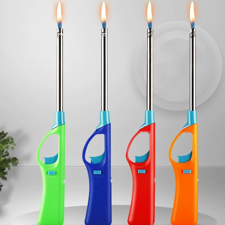 Новый пистолет для зажигания открытого пламени, удлиненная кухонная зажигалка, бытовой воспламенитель, уличная зажигалка для барбекю, минимальный заказ из одной детали