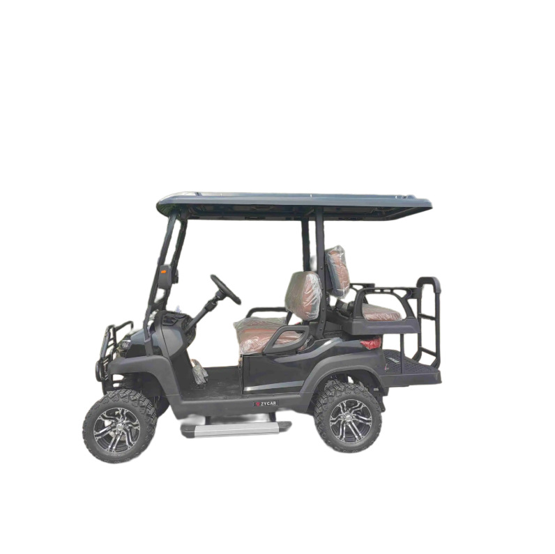 Zhongfeiyida Electric Golf Cart Sightseeing Vehicle Transportation Shuttle Reception Off-Road Camouflage Strong Climbing Ability