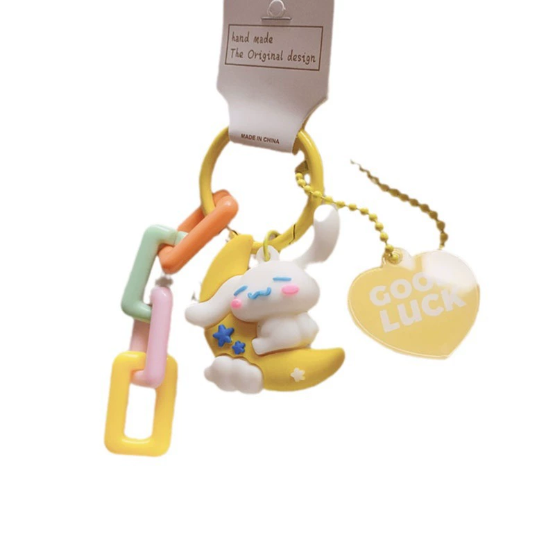 Картунный брелок (Sanrio) милый подвес для сумки и машины, 10 × 7 × 3 см, 30 г, разные цвета
