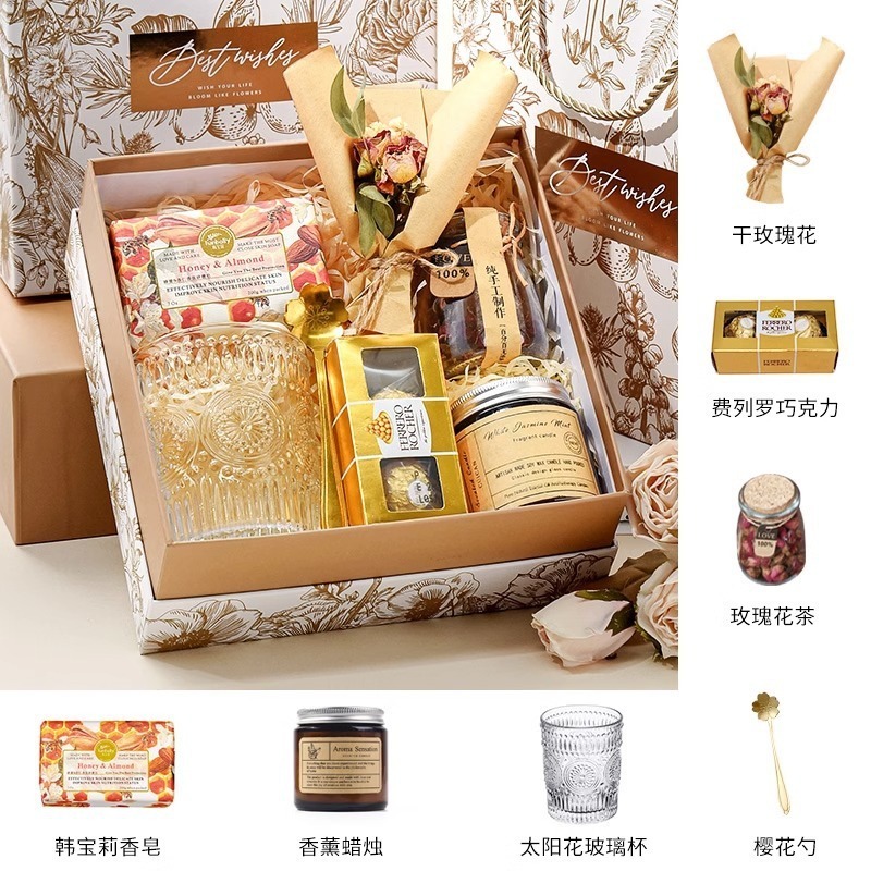 婚庆高级伴手礼伴娘女结婚实用伴郎闺蜜婚礼伴手礼套装成品小礼品|undefined