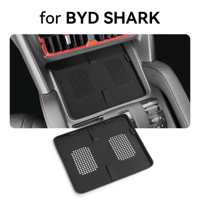 Suitable for 24 Byd Pickup Truck Shark Central Control Wireless Charging Silicone Anti-Slip Mat Car Special Modification Accessories (Anti-slip mat) - 24-shark-pickup-wireless-charging-silicone-pads
