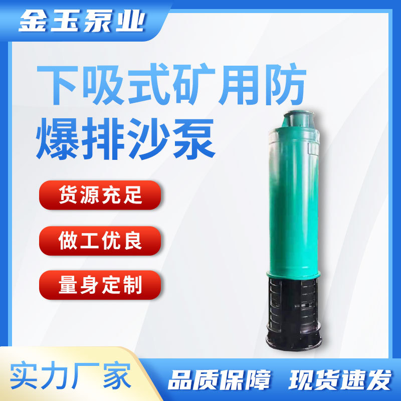 BQS20-30-4 高压强下吸式矿用防爆排沙泵 不锈钢排污泵 大流量