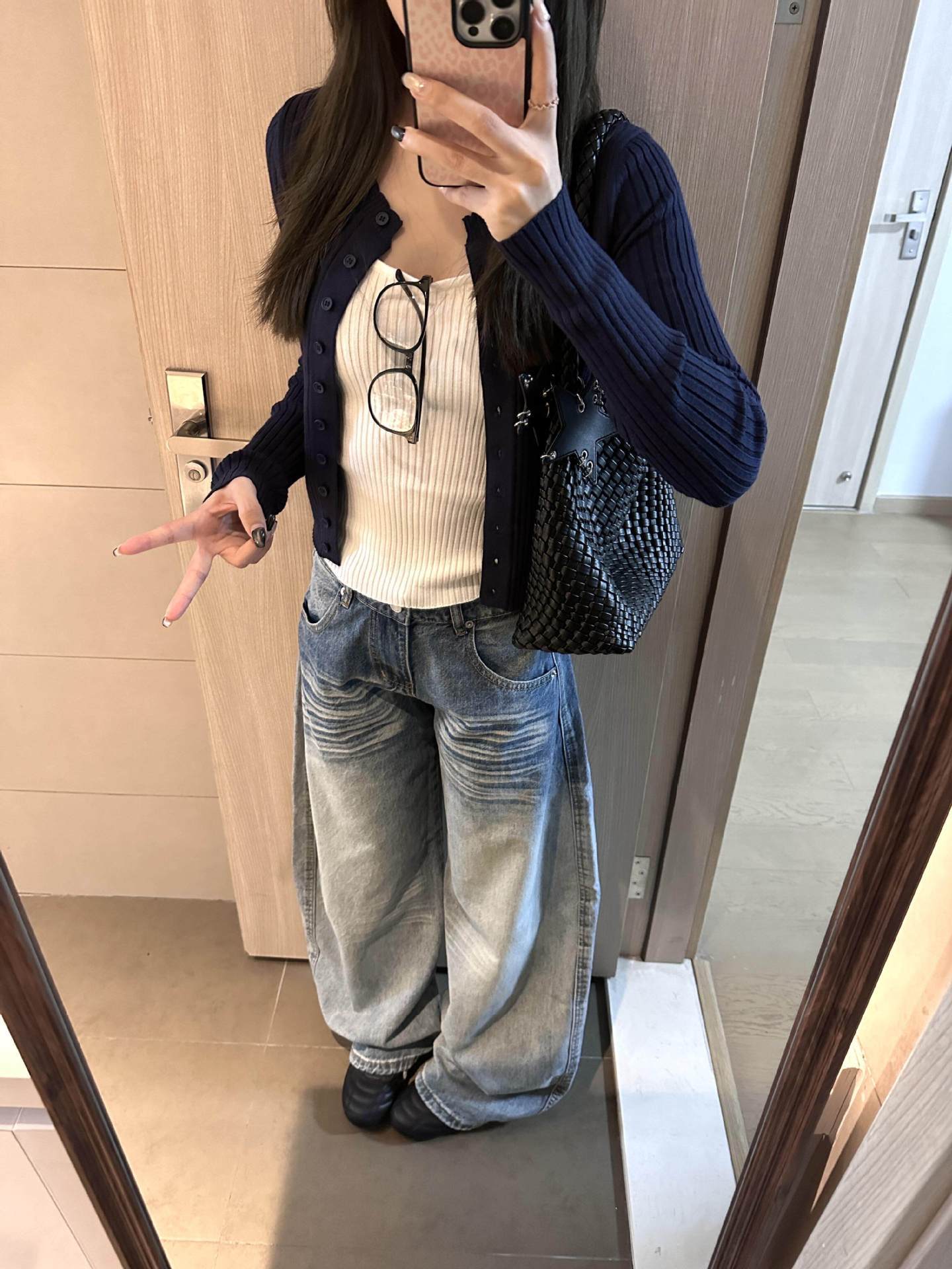 Coreano suave primavera y otoño ropa de mujer de punto con cardigan 2026 super caliente Footd con chaqueta de dopamina