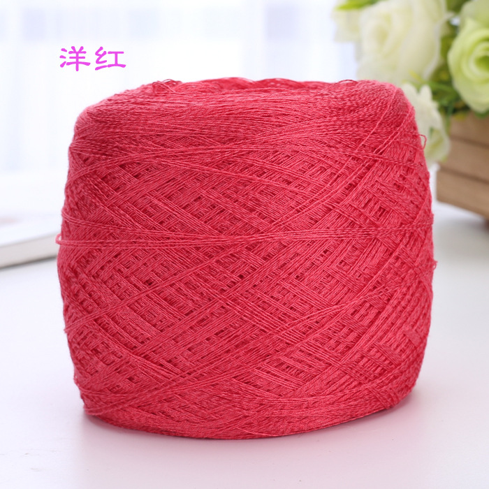 Siyue al por mayor de primavera y verano de seda de morera Tencel hilo de lana tejida a mano bricolaje Bola de seda de hielo hilo de lana fina