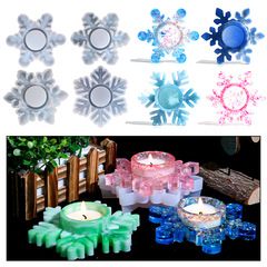 Proudly DIY Resin Mold with Multiple Snowflake Aroma Candle Holders Silicone Mold Amazon Exclusive