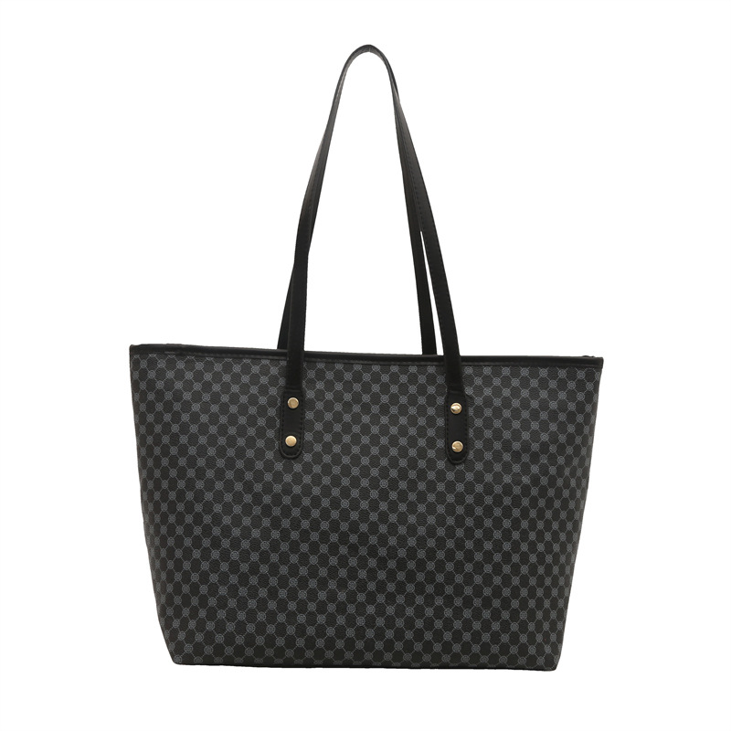 2025 primavera nueva moda moda de gran capacidad bolsa de viaje bolsa de hombro portátil bolsa de dos piezas simple
