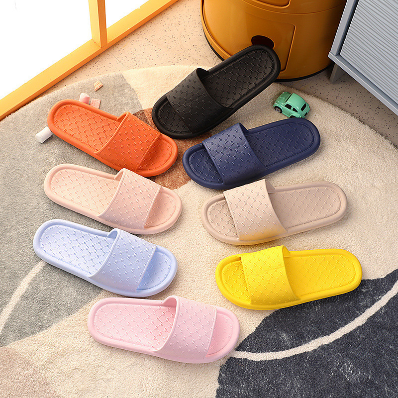 Foreign trade summer new pure color Guqi home women's sandals flat simple Korean style home indoor sandals