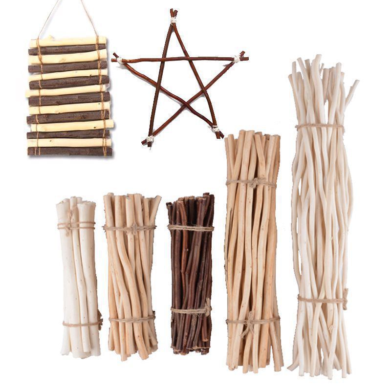 树枝树干幼儿园儿童手工材料干树枝天然原木枯树枝枯枝环创