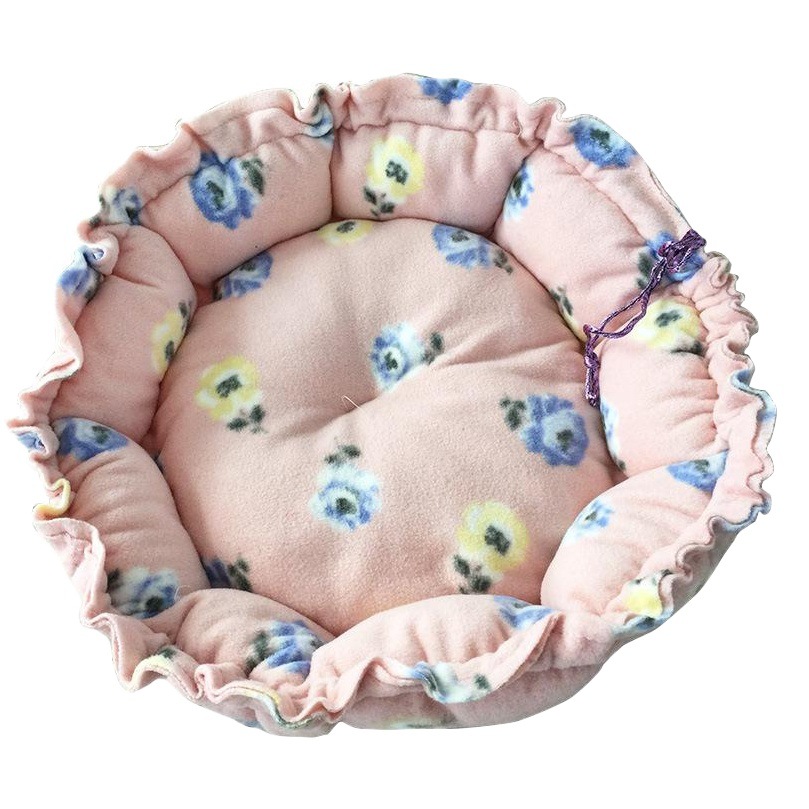 Mascota nido invierno cálido perrera nido de algodón extraíble y lavable de doble uso en forma de calabaza gato nido de conejo estera al por mayor