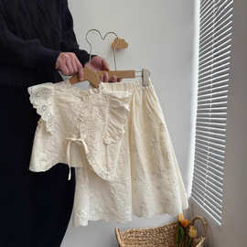 女童套装春夏百搭洋气新款女宝宝衣服夏韩版森系儿童长裙童装批发