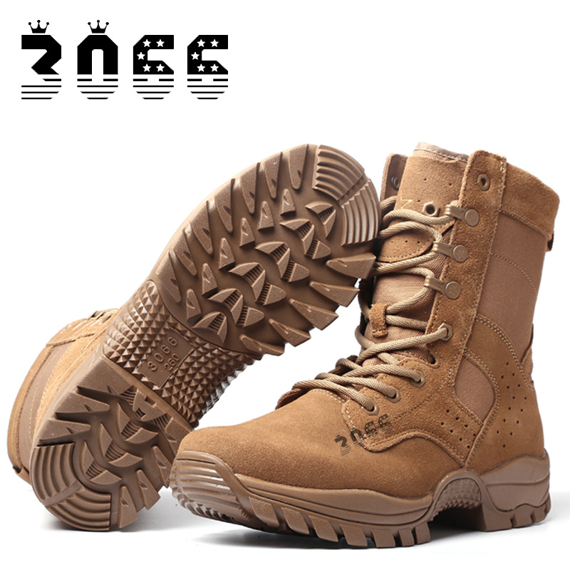 Botas tácticas marrones con placa de carbono – zapatos para correr, amortiguación cómoda, evaluación física