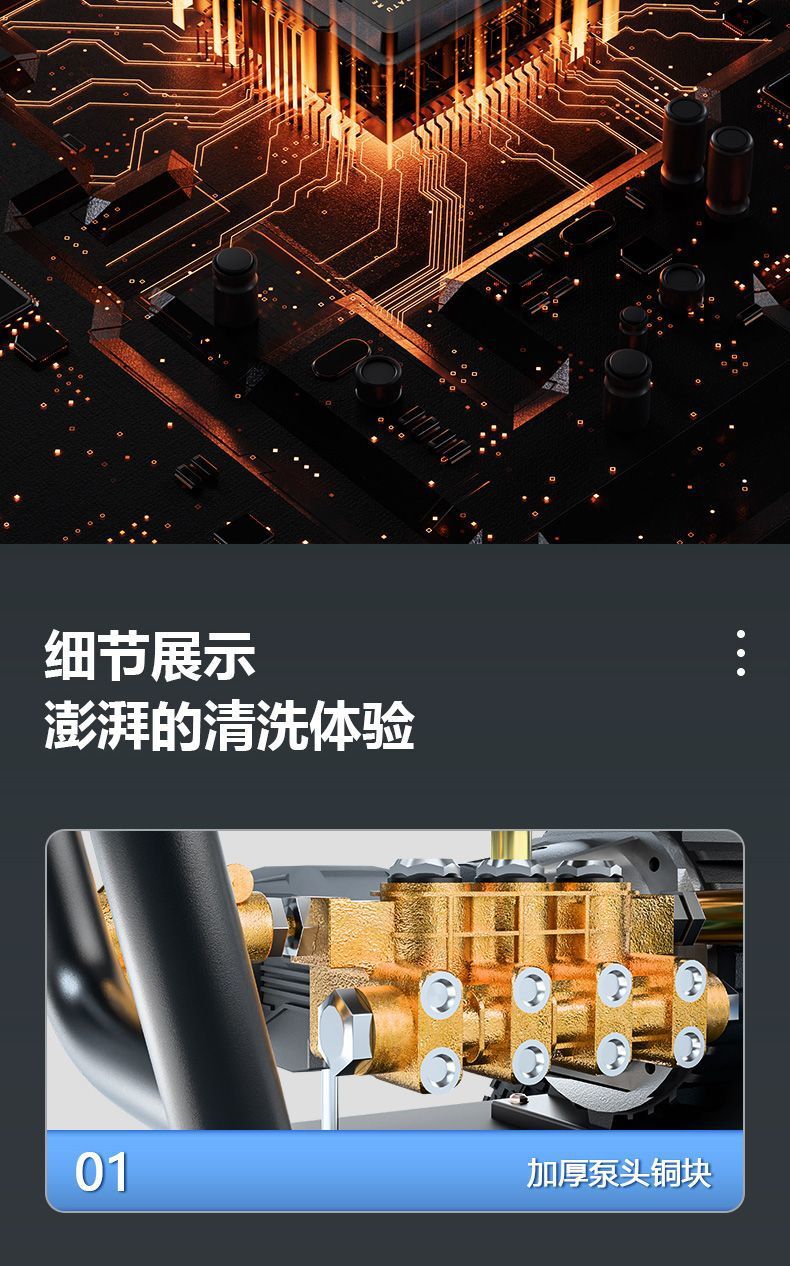 Chezhipai Ultra-High Pressure Cleaning Machine Industrial Grade Water Gun Farm High-Power Car Washing Machine Commercial Powerful Floor Washing Machine