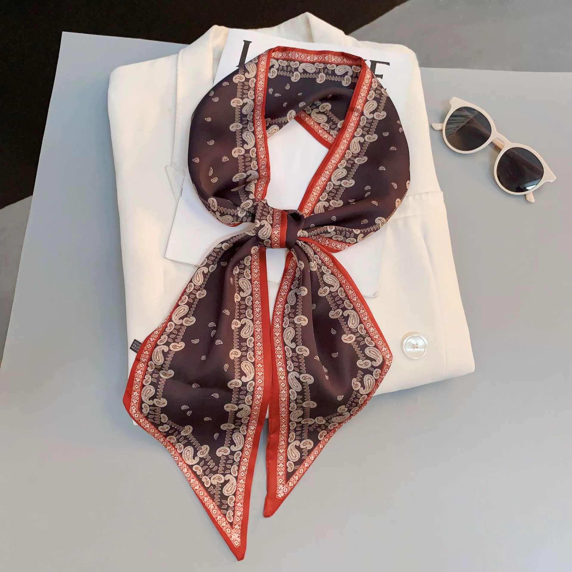 2025 новый длинный обернутый шарф-стример, кроссборд silk plaid длинный шарф, фабрика оптом