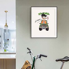 《七龙珠》日本著名漫画家鸟山明卡通潮牌客厅艺术装饰画卧室挂画