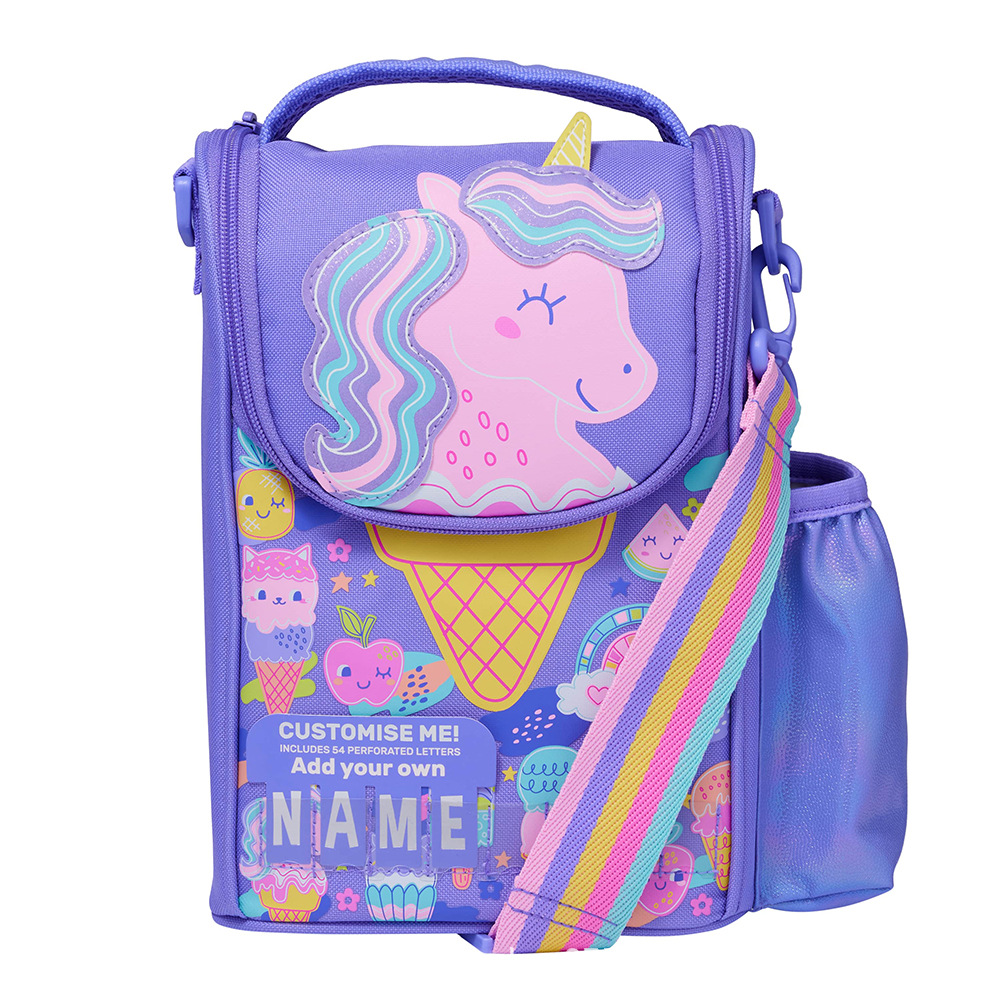 Australia smiggle doble capa Bento bolso caja de almuerzo niños de la escuela primaria BOLSA DE AISLAMIENTO impermeable bolsa de almuerzo grande