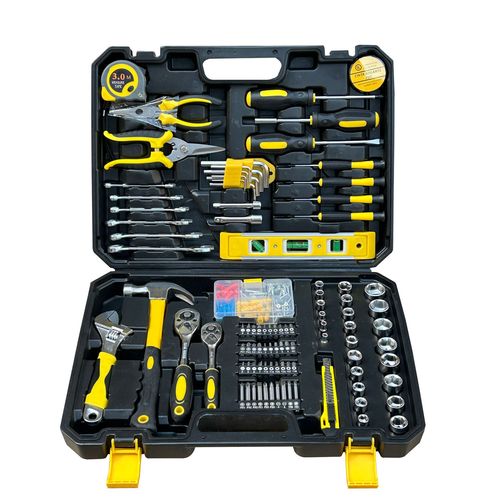 Manual hardware tool set, woodworking power tool box, household set combination, repair tool gift set