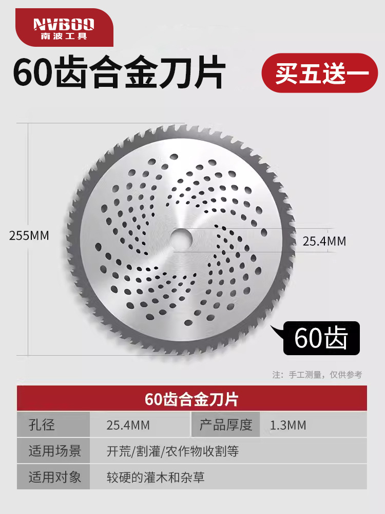 ARIDOO 오리지널 [둥근 합금 칼날 60개 구멍 있음] 5개 구매시 1개 무료