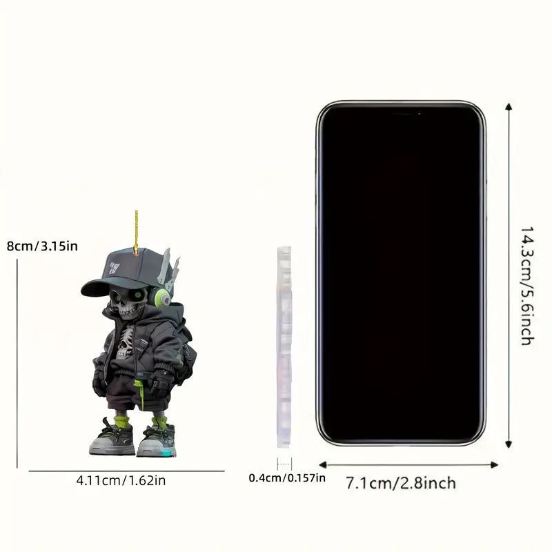 Nuevo acrílico transfronterizo plano decorativo creativo colgante de tropas especiales colgante de decoración de espejo retrovisor