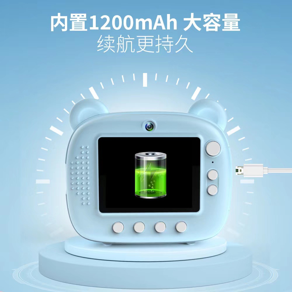 Cámara Polaroid para niños HD cámara de vídeo fotográfica de impresión transfronteriza al por mayor soporte de entrega de juguetes de cumpleaños