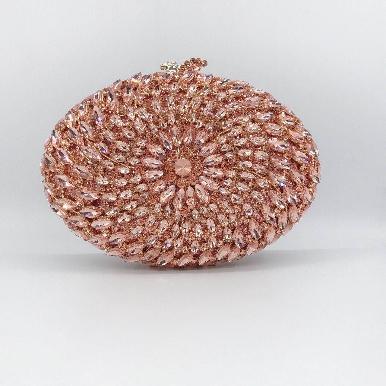 Ventas transfronterizas de metal de diamantes bolsas de cena, vestidos de banquete de damas, bolsas de moda de mano de diamantes