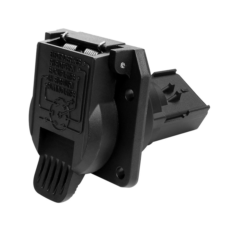 2C7Z13A576Aa Trailer Wiring 7-Way Pin Connector Plug 56038366Ab