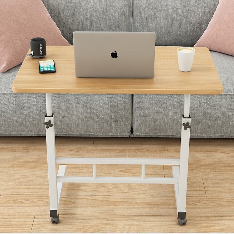 Mesa de cama simple elevación mesa de computadora móvil estante de almacenamiento perezoso mesa de estudio universitario mesa de estudio en casa image 5