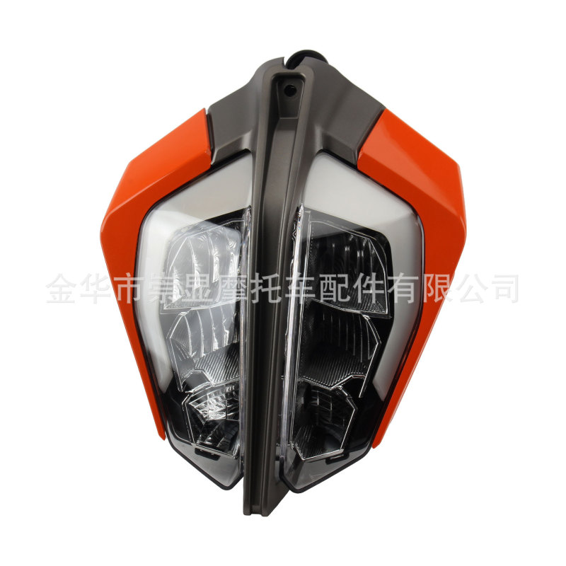 摩托车改装大灯适用于杜克DUKE KTM390分裂前大灯总成LED前大灯|undefined