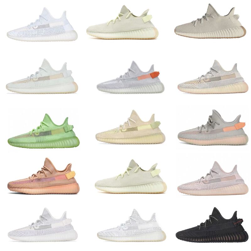 Men's Coconut Shoes 350 Authentic Official Website White Starry V2 Summer Breathable Casual Versatile Thick Sole