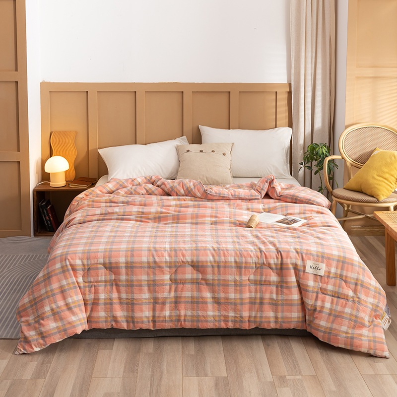 Four Seasons Universal Dormitorio individual Ropa de cama de algodón algodón algodón antibacteriano soja primavera y otoño edredón núcleo invierno image 7