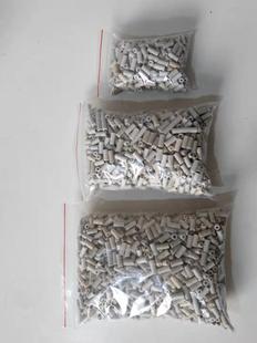 Insulated Ceramic Beads for Threading High Temperature Resistant Electric Heating Wire, Inner Diameter 2mm, Outer Diameter 4mm, Length 10mm