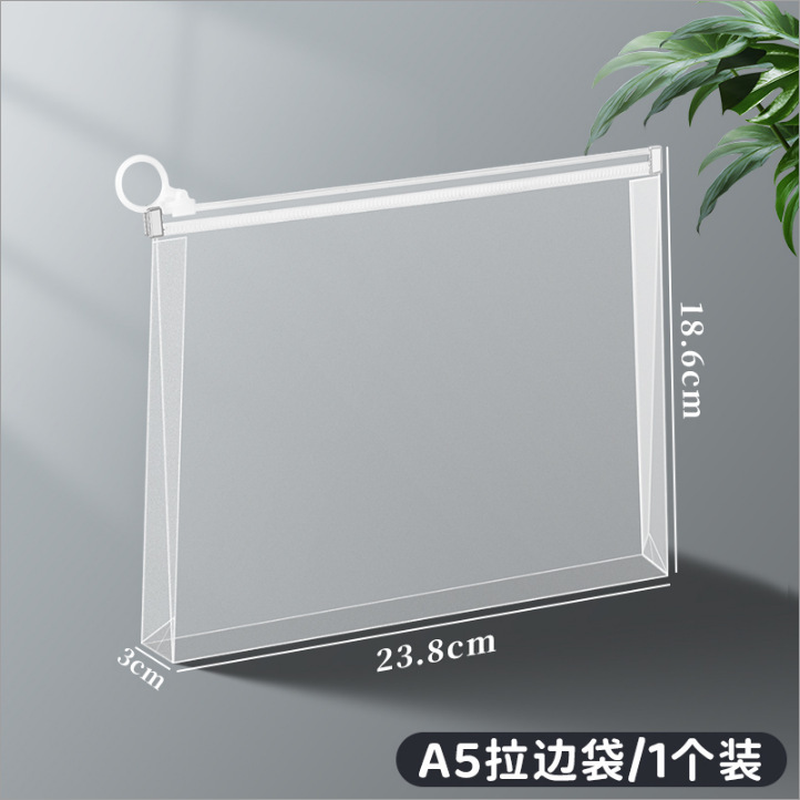 Estuche transparente para lápices, caja de papelería para exámenes, bolsa de papelería de gran capacidad, simple, ecológica, de alta calidad, impermeable, 2026