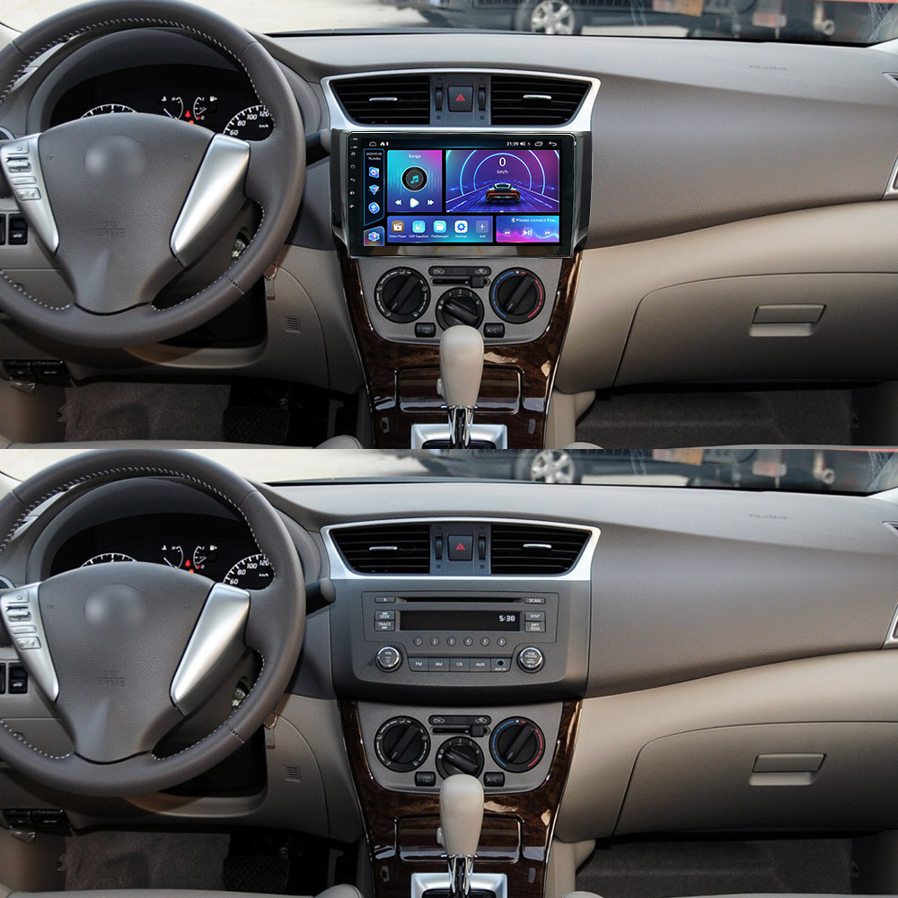 Aplicable a 12 - 18 Nissan Xuan Yi Android navegación integrada en el coche Fang Yitong cuatro núcleos / ocho núcleos motor de coche