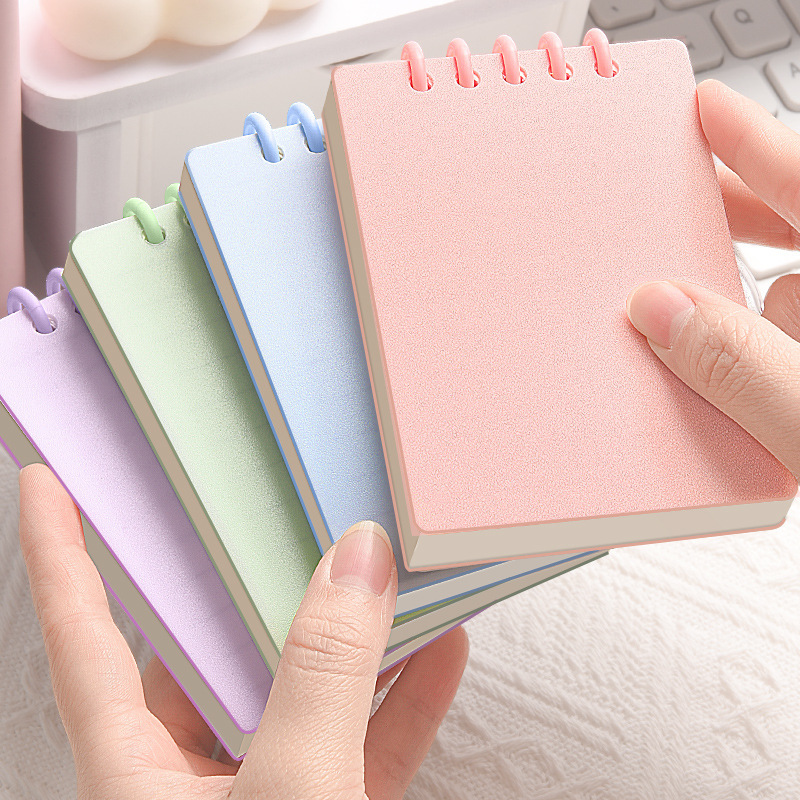 A7 Morandi Mini Notebook Portable Flap Pocket Pants Loose-Leaf Notebook High-Value Portable Notepad Cross-Border Wholesale