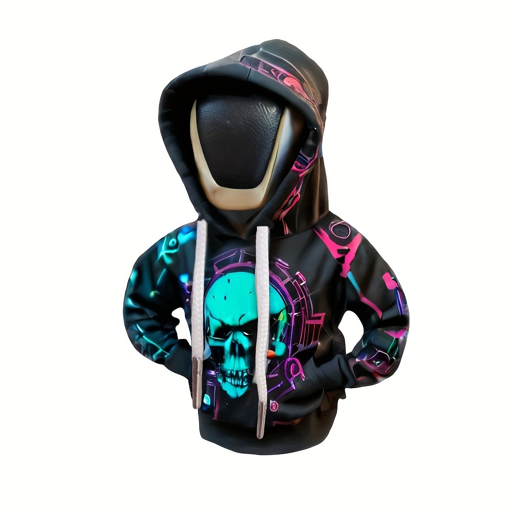 Source Factory Car Gear Shift Lever Hooded Skull Interior Decoration Accessories Gear Dust Cover Shift Lever Car Accessory