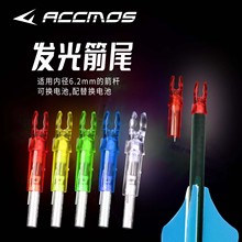 发光箭尾碳箭混碳箭玻纤箭6.2内径通用 复合 反曲弓射箭夜光可换