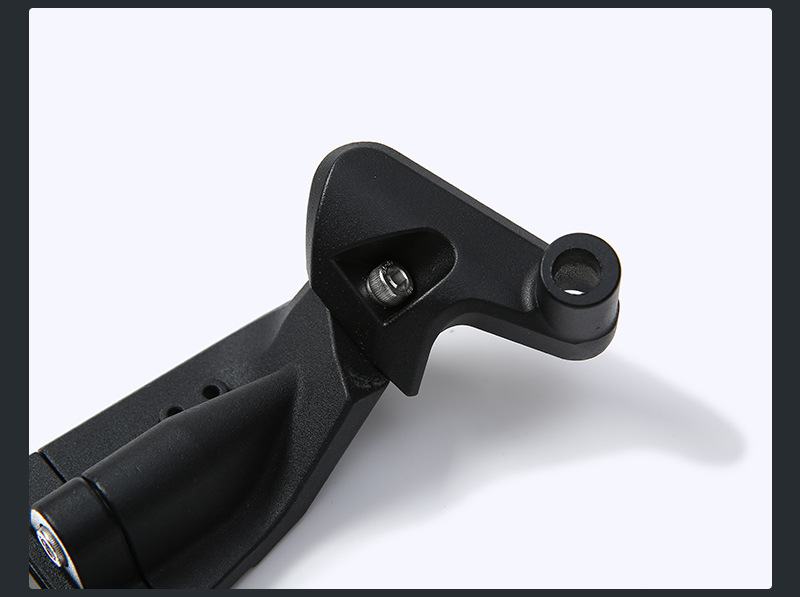 Cross-Border Applicable Honda Suzuki Yamaha Motorcycle Rearview Mirror Fixed Wing Invisible Wing Mirror Adjustable Reversing Mirror