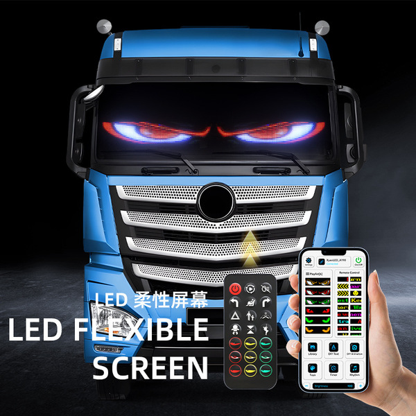 LED car soft screen USB car flexible advertising screen app…
