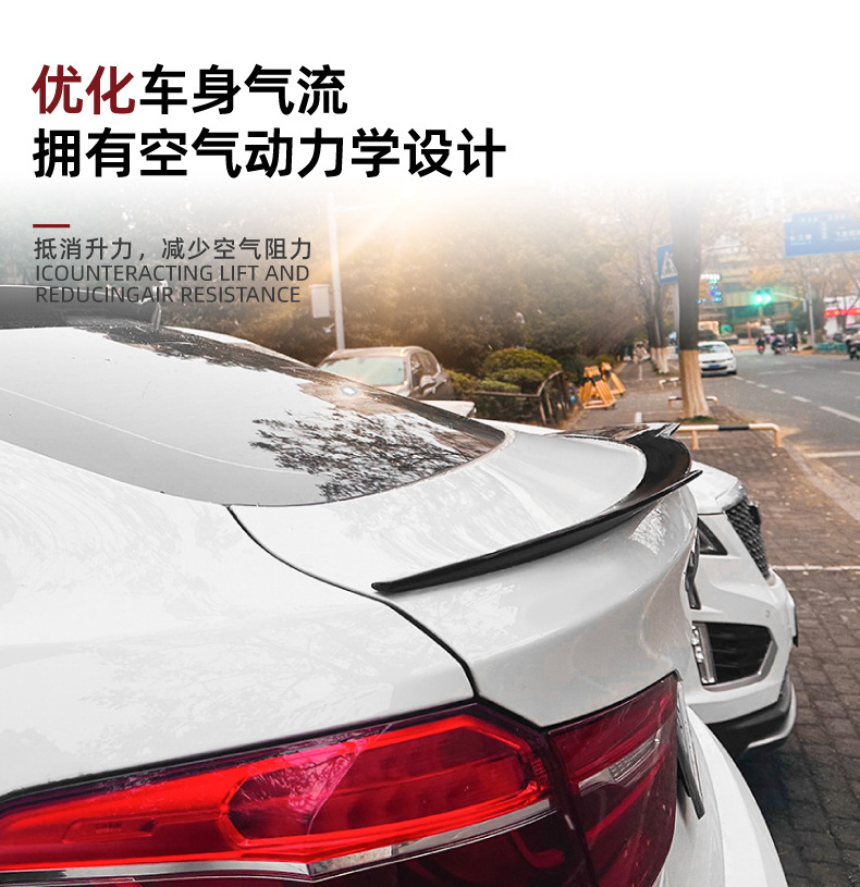 Suitable for Bmw X6 F16 X6M 2014-19 Rear Wing, Roof Wing, Spoiler, Exterior Modification Parts